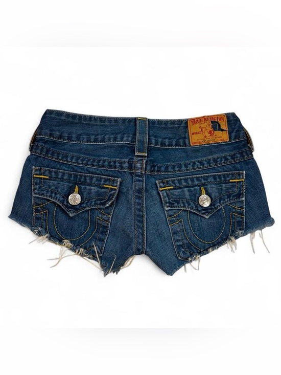 True Religion Pants - True Y2K Vintage True Religion Jeans Joey Cut Off Micro Shorts